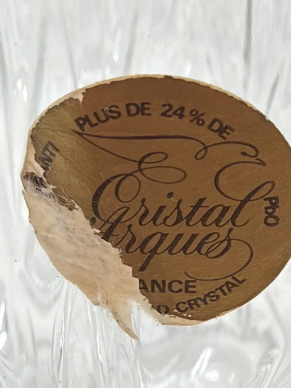 Cristal DArques crafted from